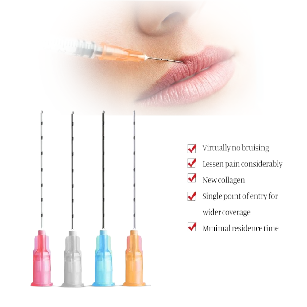 Fine Micro Cannula  Blunt Cannulas For Dermal Filler Tool