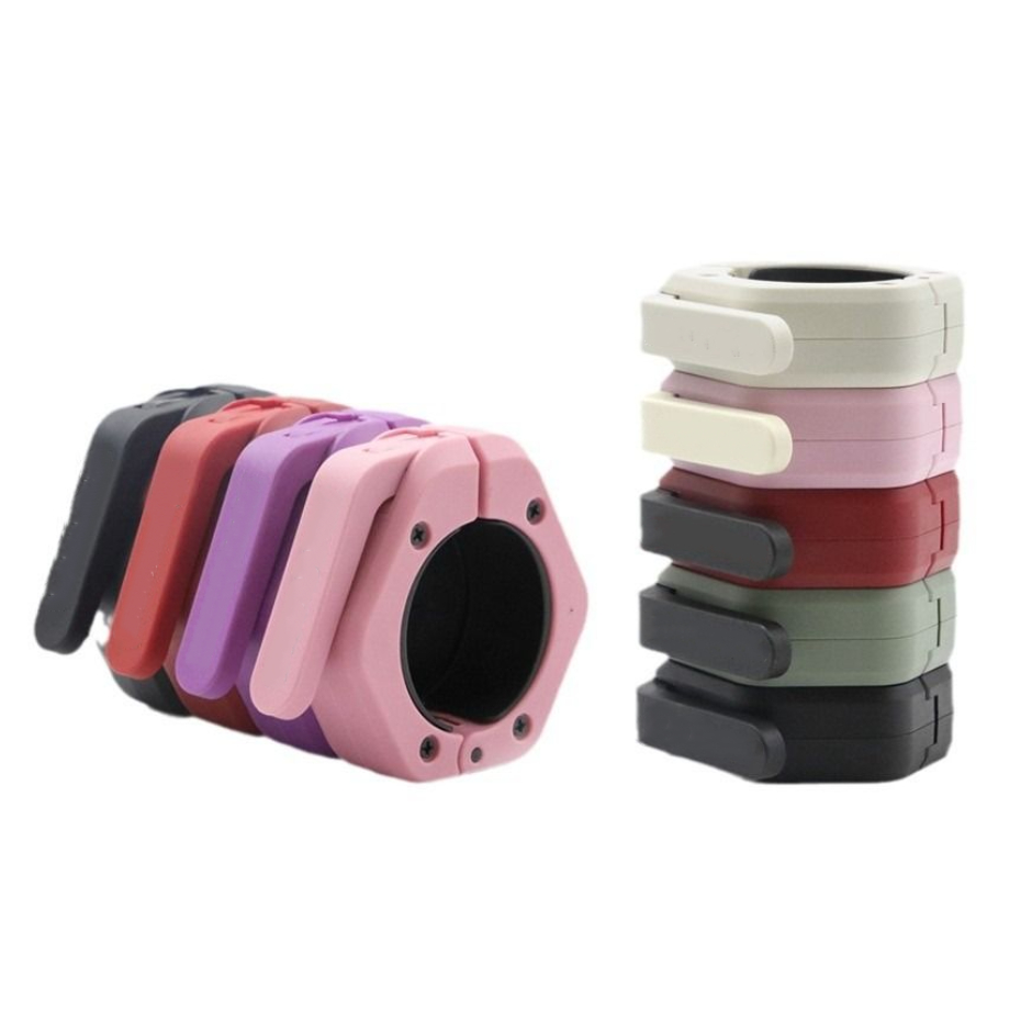 Magnetic Weightlifting Barbell Clamps Quick Release Deadlift Barbell Spin Lock Universal Hexagon Barbell Collars Ezor Bar