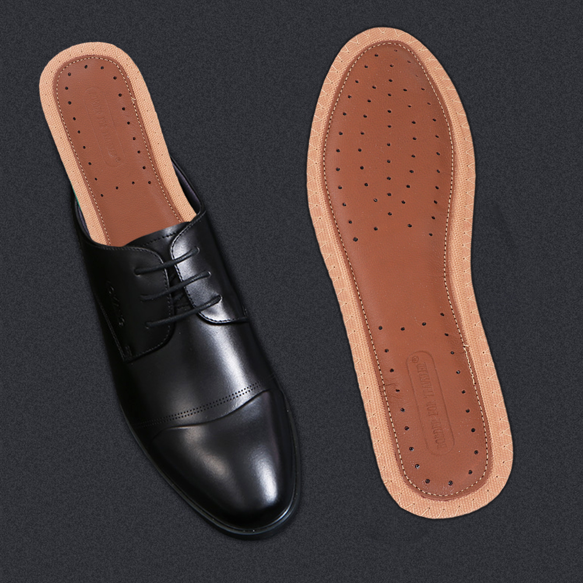 Sports Insole Bamboo Charcoral Insoles Shock-absorbing Shoe Pads Sweat Absorption Damping Man