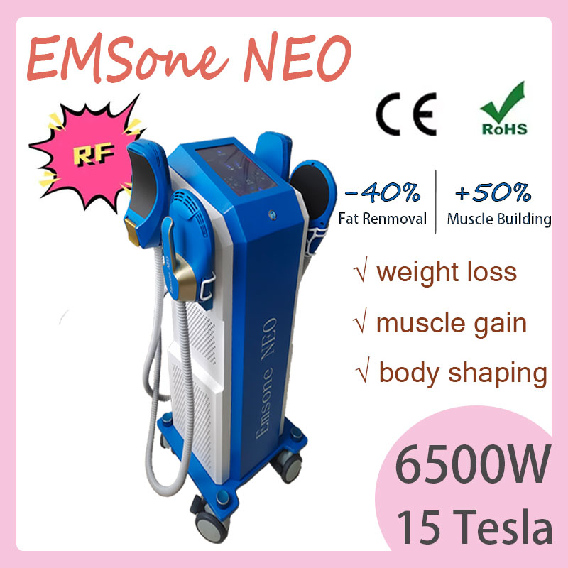 EMSone NEO burns body fat to exercise abdominal muscles 6500W 15 Tesla shapes vest line EMS machine