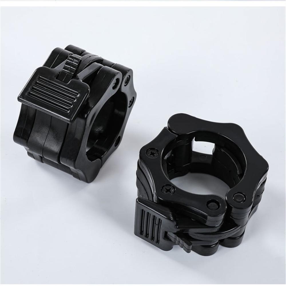 2 Pcs/set Barbell Lock Clips, 50mm Dumbbell Buckles, Plastic OM Bar Circlip, for Gym Fitness Exercise, Weight Lifting