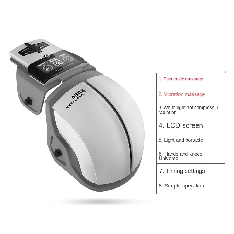 Electric Leg Massage Lifetime Warranty Multifunctional Knee Massage Laser Hyperthermia Shock Pulse Joint Therapy Instrument