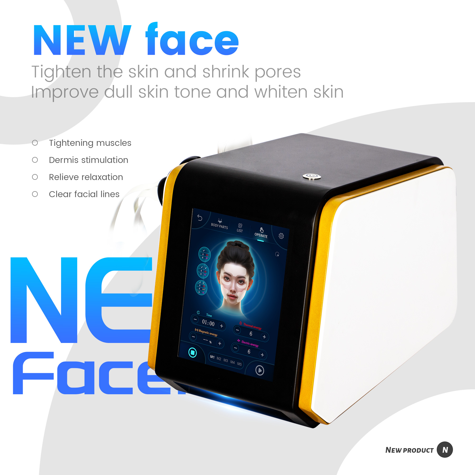 Publishing  Face Lifting Beauty Equipment Peface Lifting EMS Machine Anti-aging device
