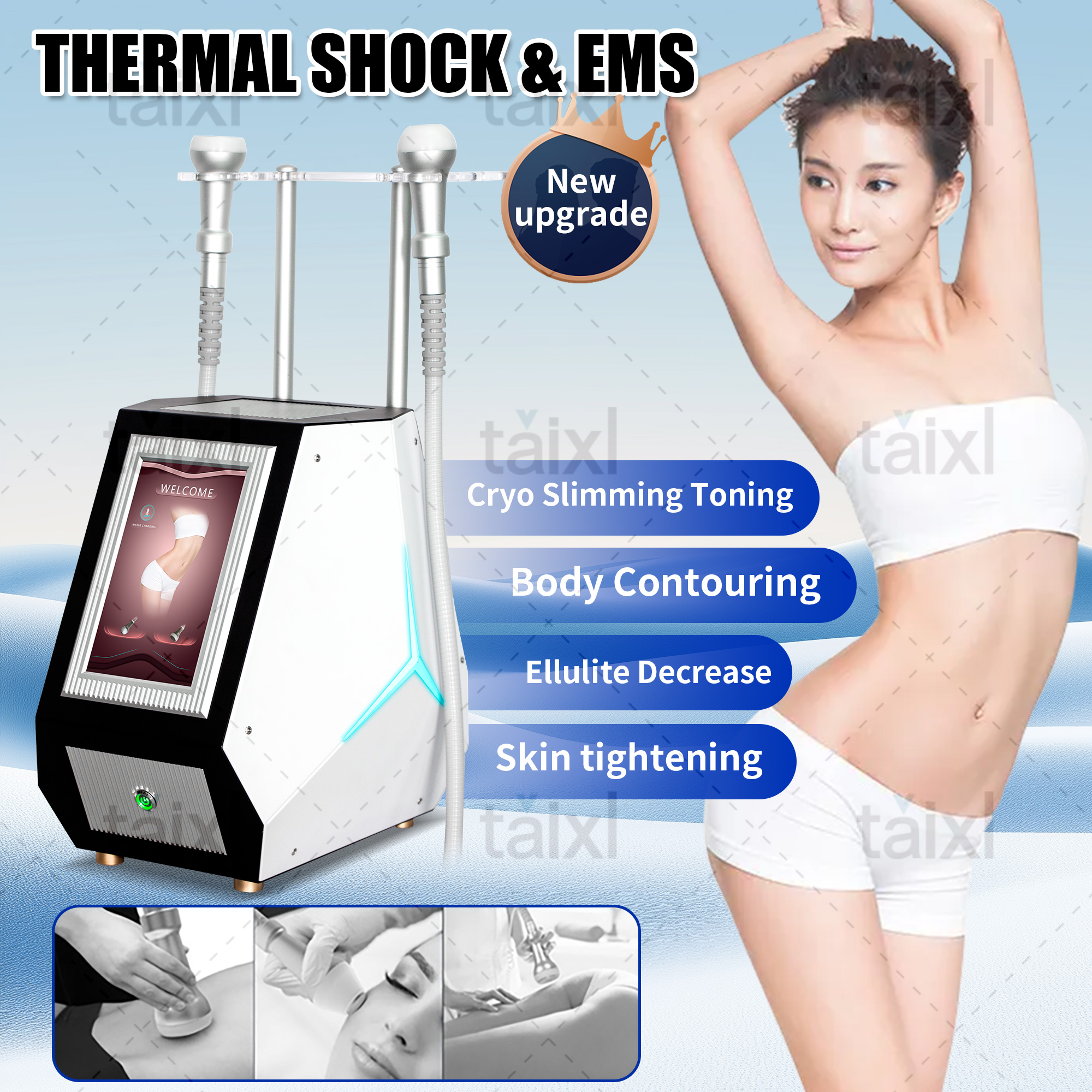 Fat Freezing Slimming Machine Cryolipolysis CoolSculpting Fat Burner Body Massager Weight Loss Cellulite Removal Cold Therapy.