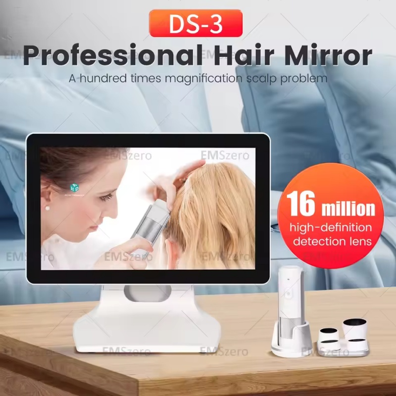 2025 Pro Scalp Care Device 7 in 1 Hair Follicle Analysis Tech Advanced Hair Health Equipment CE Certified Non-Invasive
