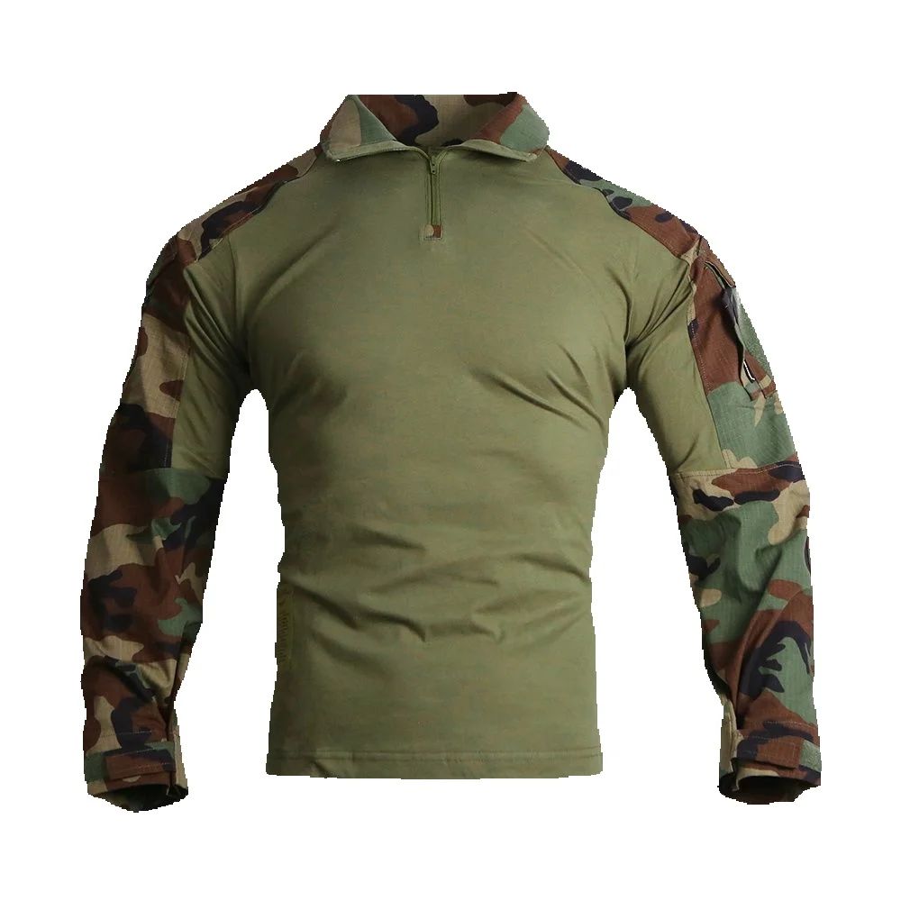 Emersongear Tactical G3 Combat Shirts Mens Gen3 Tops Camoflage T-Shirt Long Sleeve Hunting Outdoor Hiking Training Airsoft WL
