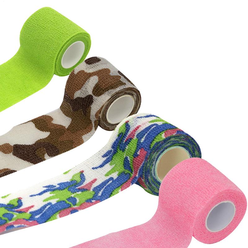 4.5cm Sports Self Adhesive Bandage Vet Wraps Tape Finger Joints Athletic Protective Kit Pet Elastic Bandage Drop shipping