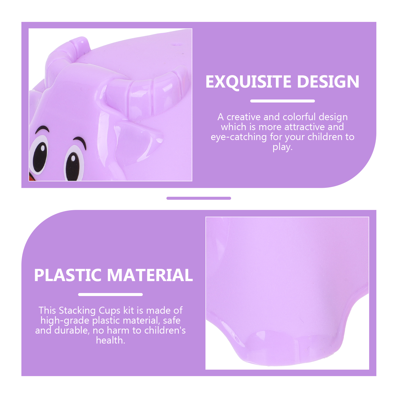 Stacking Cups for Toddlers 1 3 Years Baby Bath Time Grade Plastic Material Nesting Cups Stacking Toys Sensory Toys