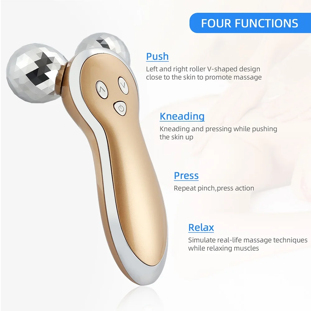 Electric v face Massager double chin lift facial masseter neck vibration massage drum shaping beauty apparatus