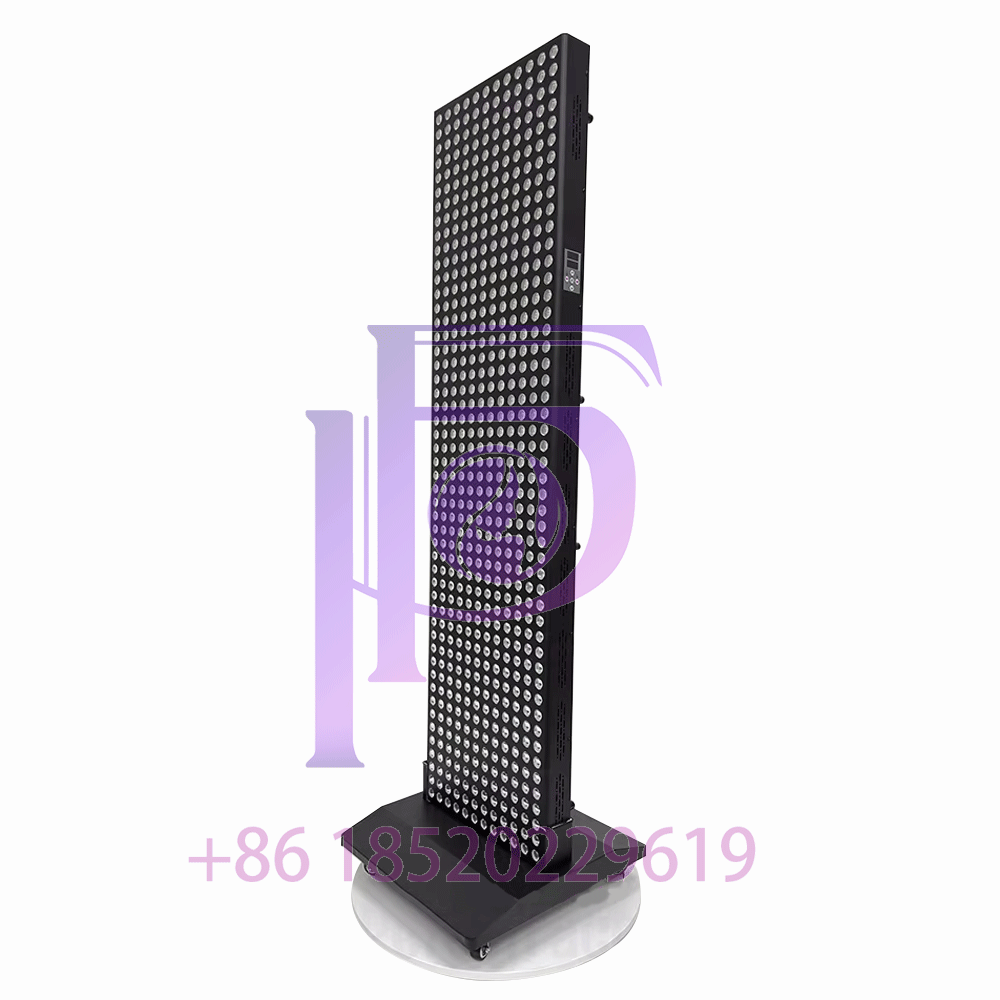 Dual-Chip Full Body Red Light Therapy EMF Device 3000W No Flicker 850nm Near Infrared & 660nm Red LED Panel Lamp