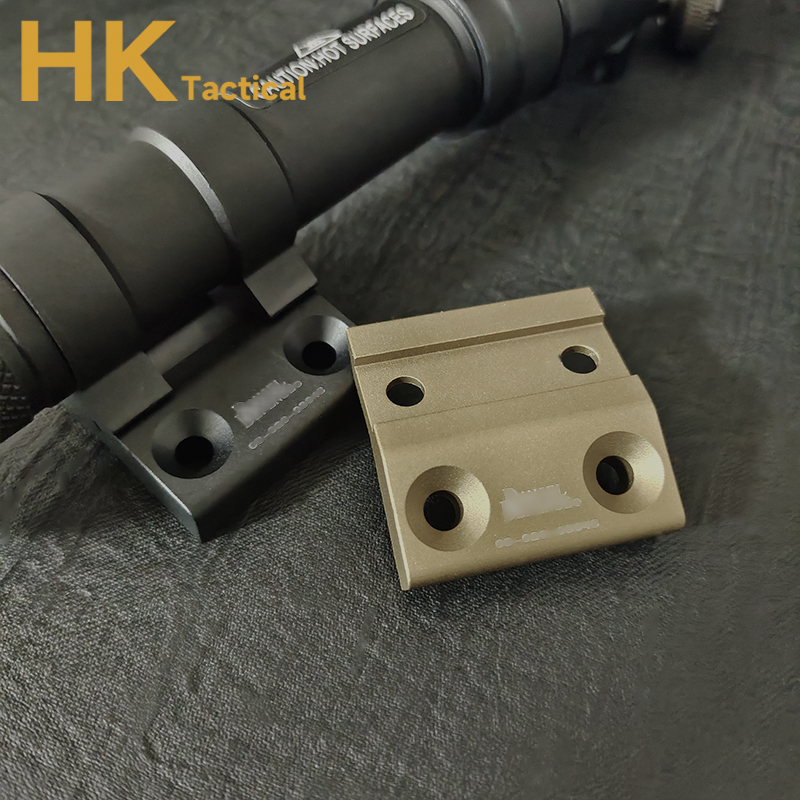 Tactical DD SMR Mlok Keymod side Scout Light Offset Side Mount For Surefir M300 M600 Flashlgiht Weapon Light Base Accessories