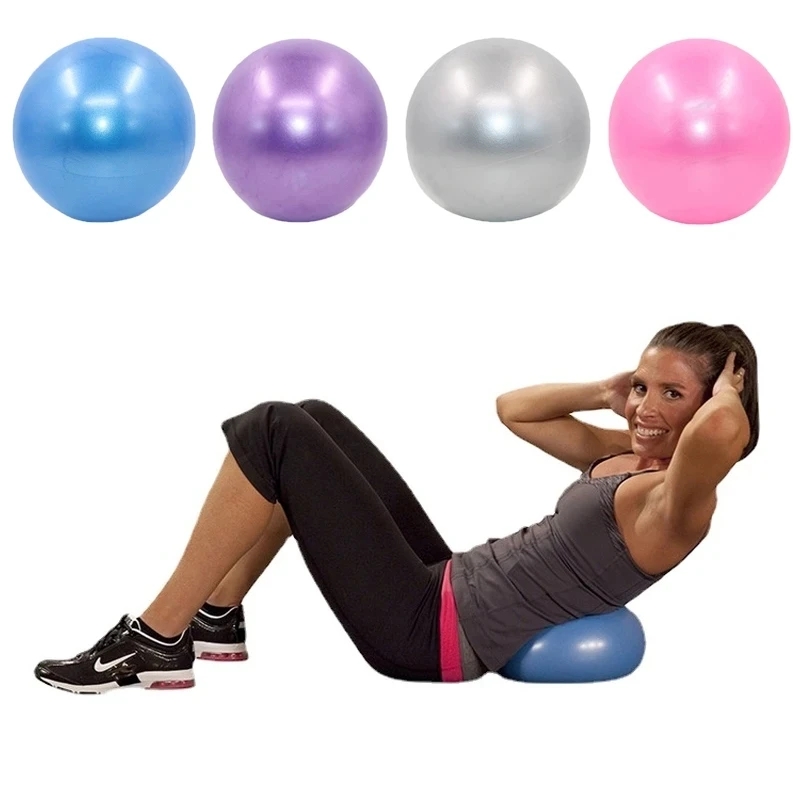 25cm Yoga Ball Exercise Gymnastic Fitness Pilates Ball Balance Exercise Gym Fitness Yoga Core Ball Indoor Training Equipment