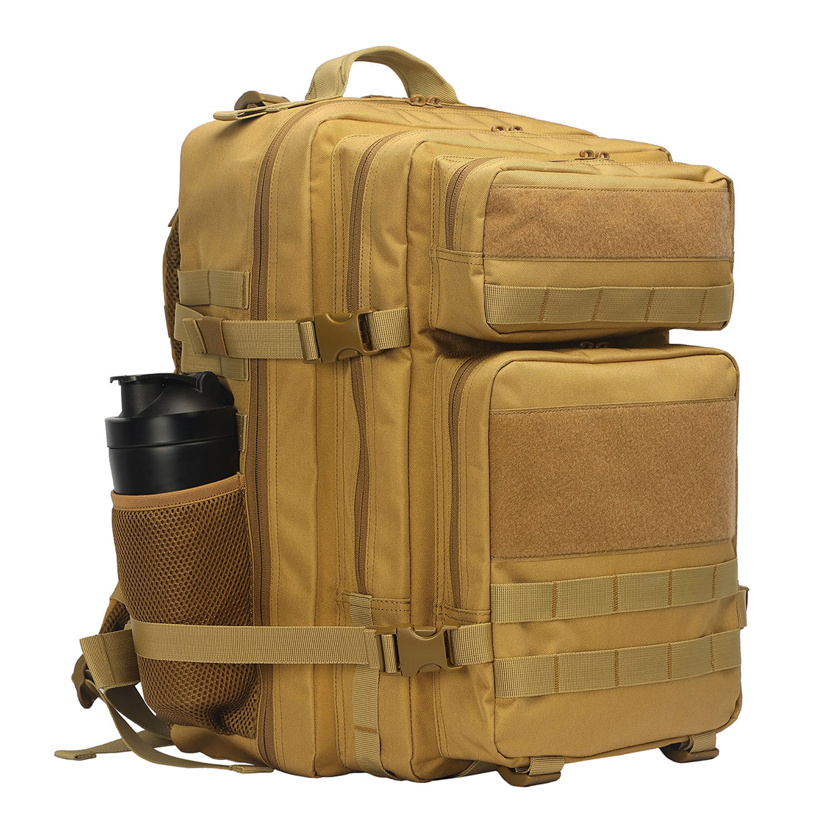 Unisex 45L 3 Day Assault Backpack Outdoor Sports Waterproof Large Backpack Tactical Cycling Mountaineering Hiking MOLLE Backpack