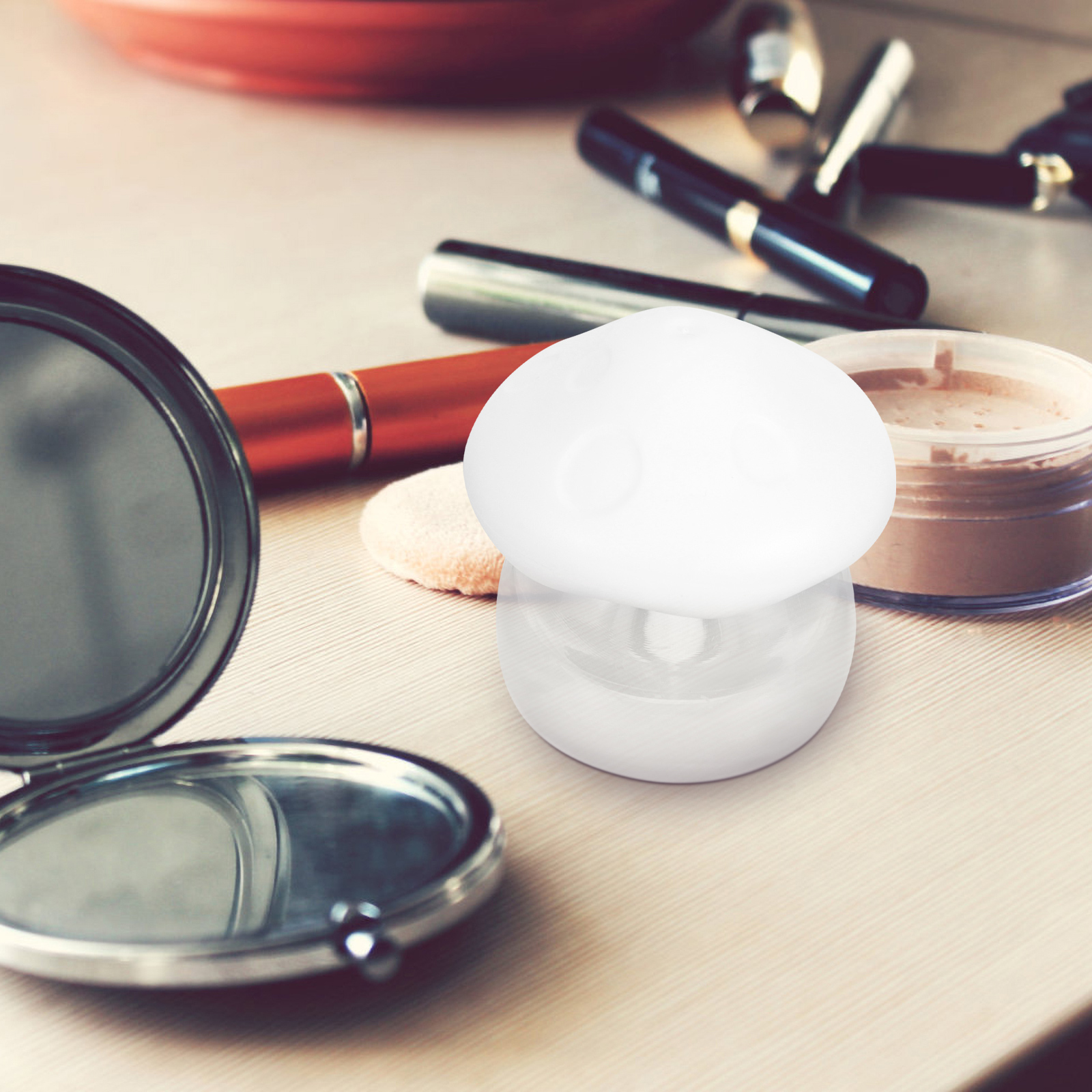 Cute Lip Balm Container Skincare Cream Jar Cartoon Design Lotion Bottle Container Durable Lightweight Empty for Travel