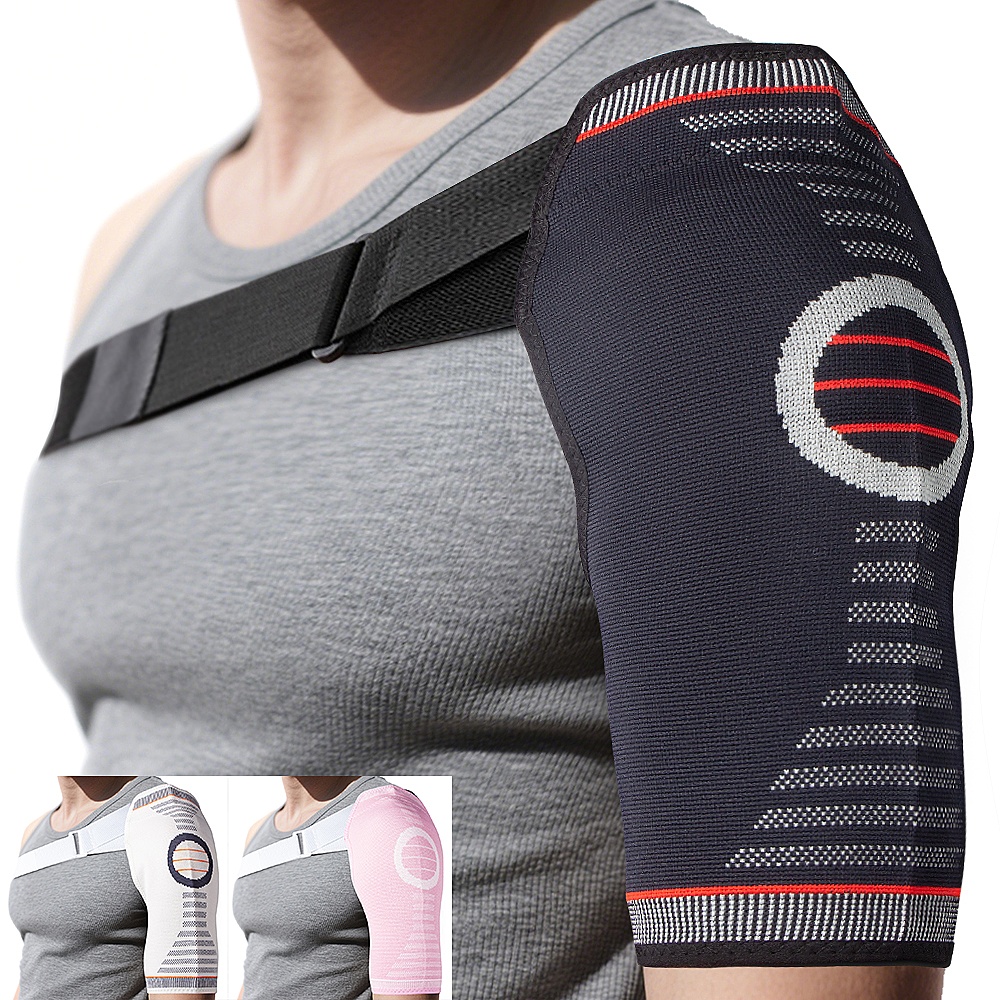 Adjustable Shoulder Support Brace, Women Men Shoulder Pain Relief for Dislocated AC Joint,Sprain,Soreness,Bursitis, Tendinitis