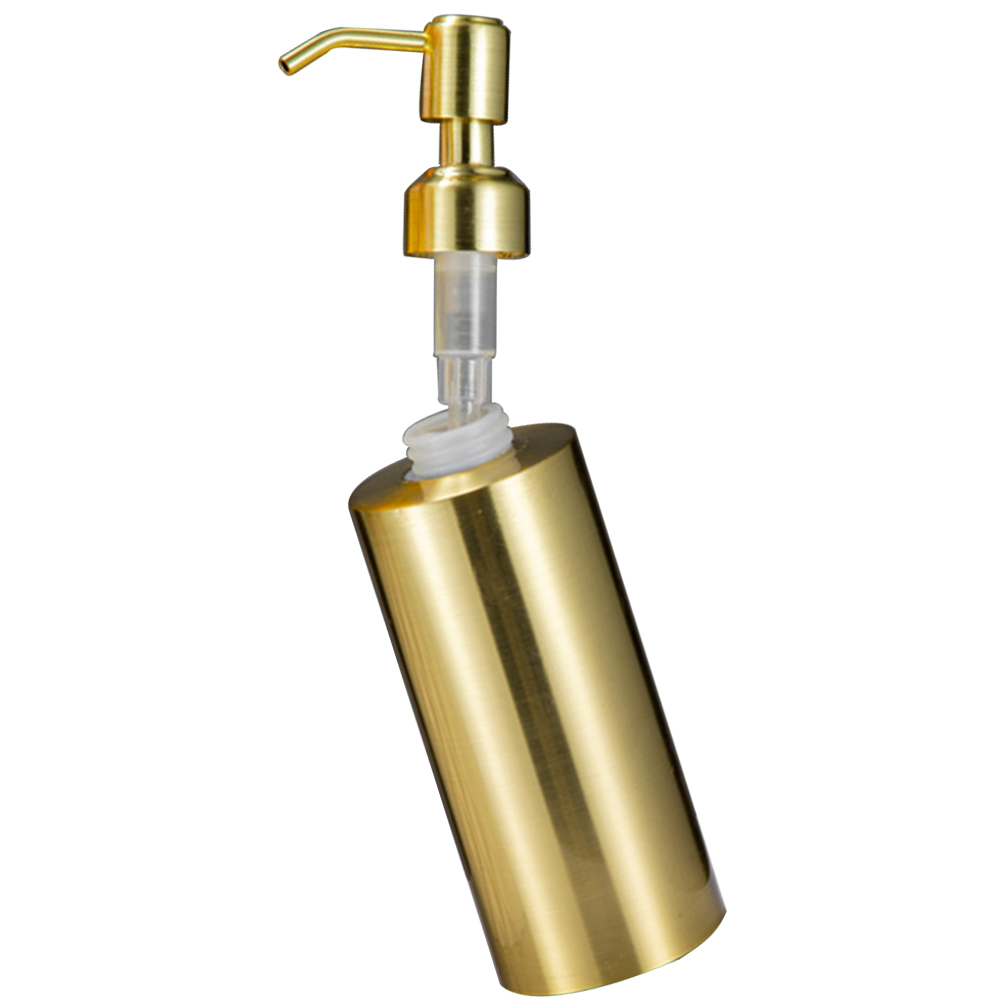 304 Stainless Steel Lotion Bottle Hand Soap Dispenser Liquid Soap Pump Refillable Bathroom Accessories Plastic Container