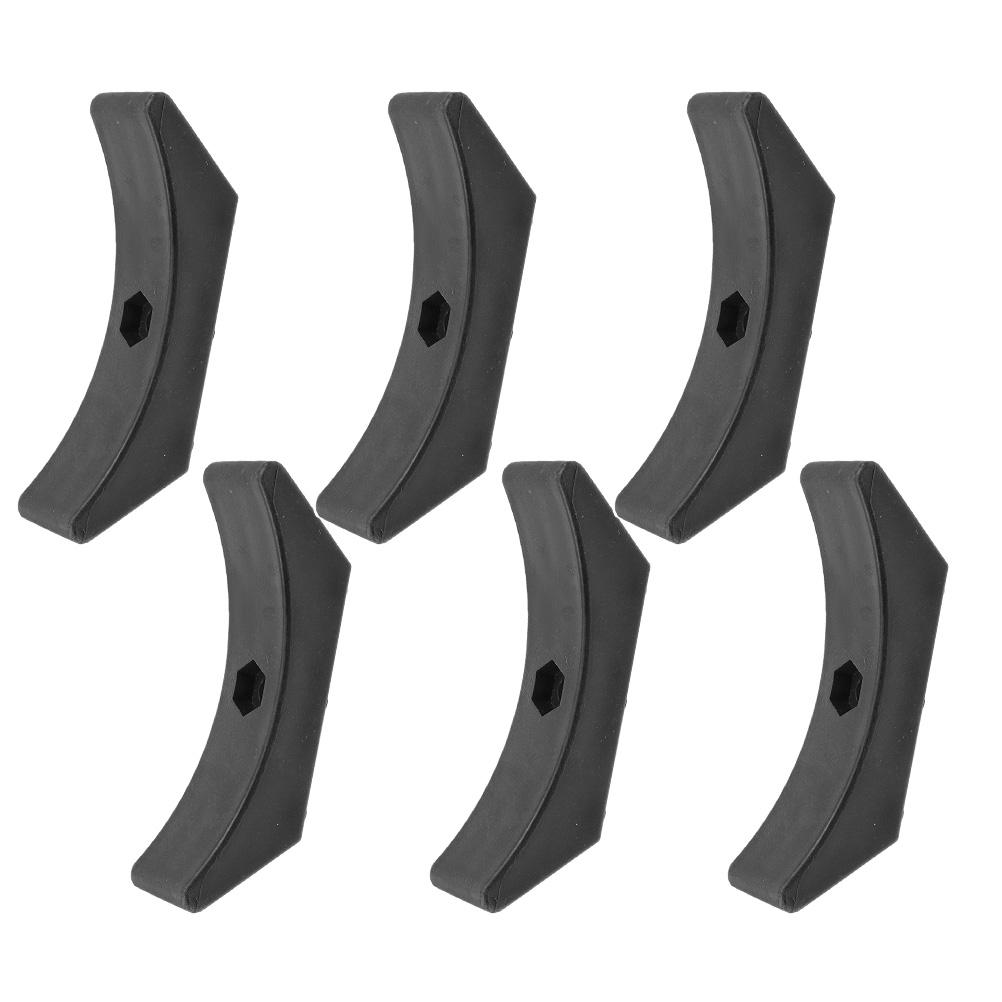 6 Pcs Dumbbell Rack Accessories PP Material Lightweight Wear Resistant Gym Home Storage Organizer 146mm Hexagonal Screw Holes