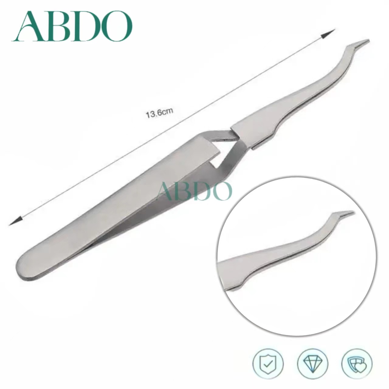 1/3PcsDental Orthodontic Posterior Brackets Buccal Tube Lingual Buttons Bonding Tweezer Holder Placer Articulating Paper Tool