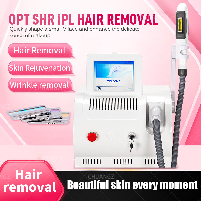 Portable Professional Opt Ipl Painless Rejuvenation Permanent Hair Removal Machine Beauty Salon Pressure Mountain Equipment