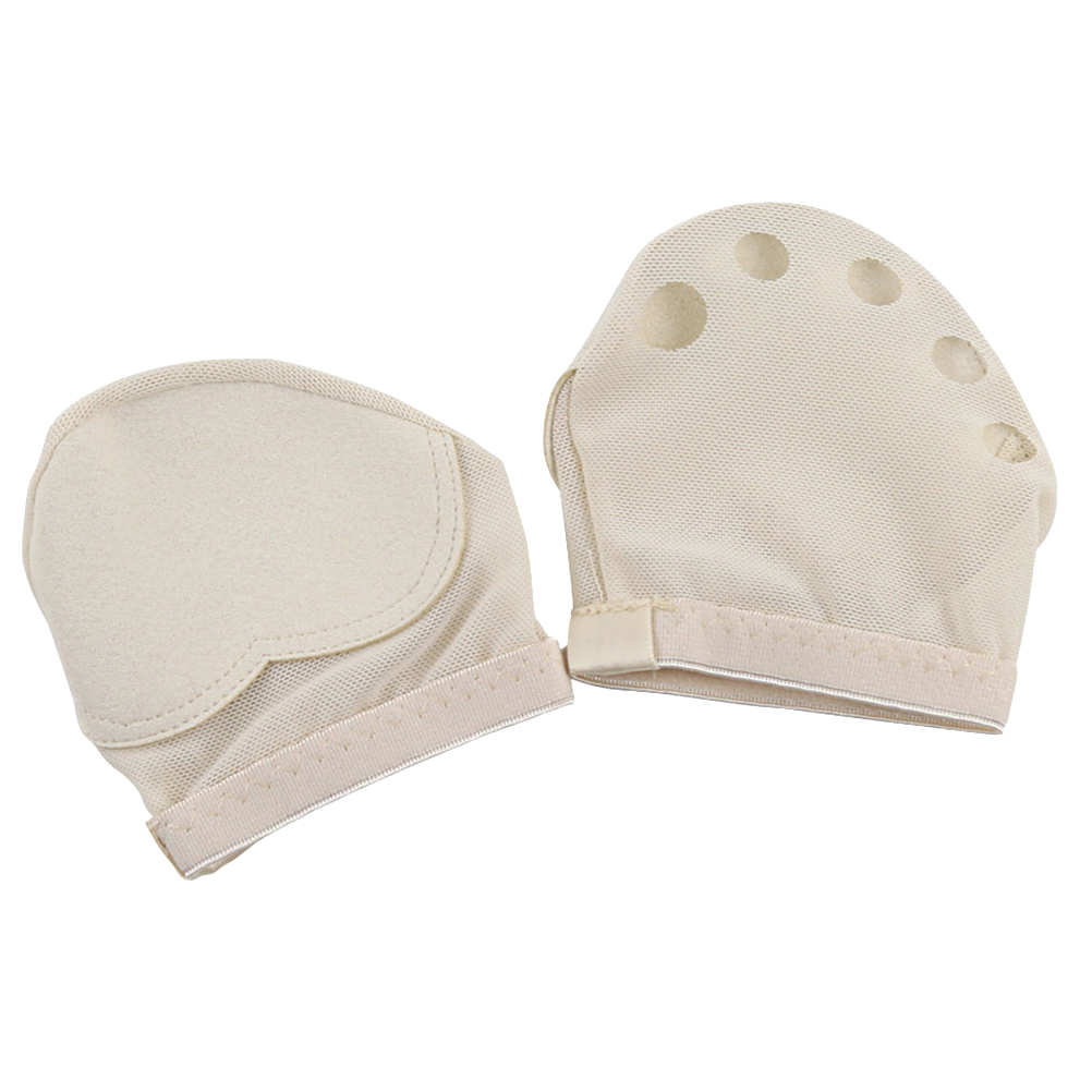 Foot Pad Gymnastics Shoes Polyester Microfiber Suede Sole Edge Thick Cushion Anti Slip Half Palm Practice Shoes