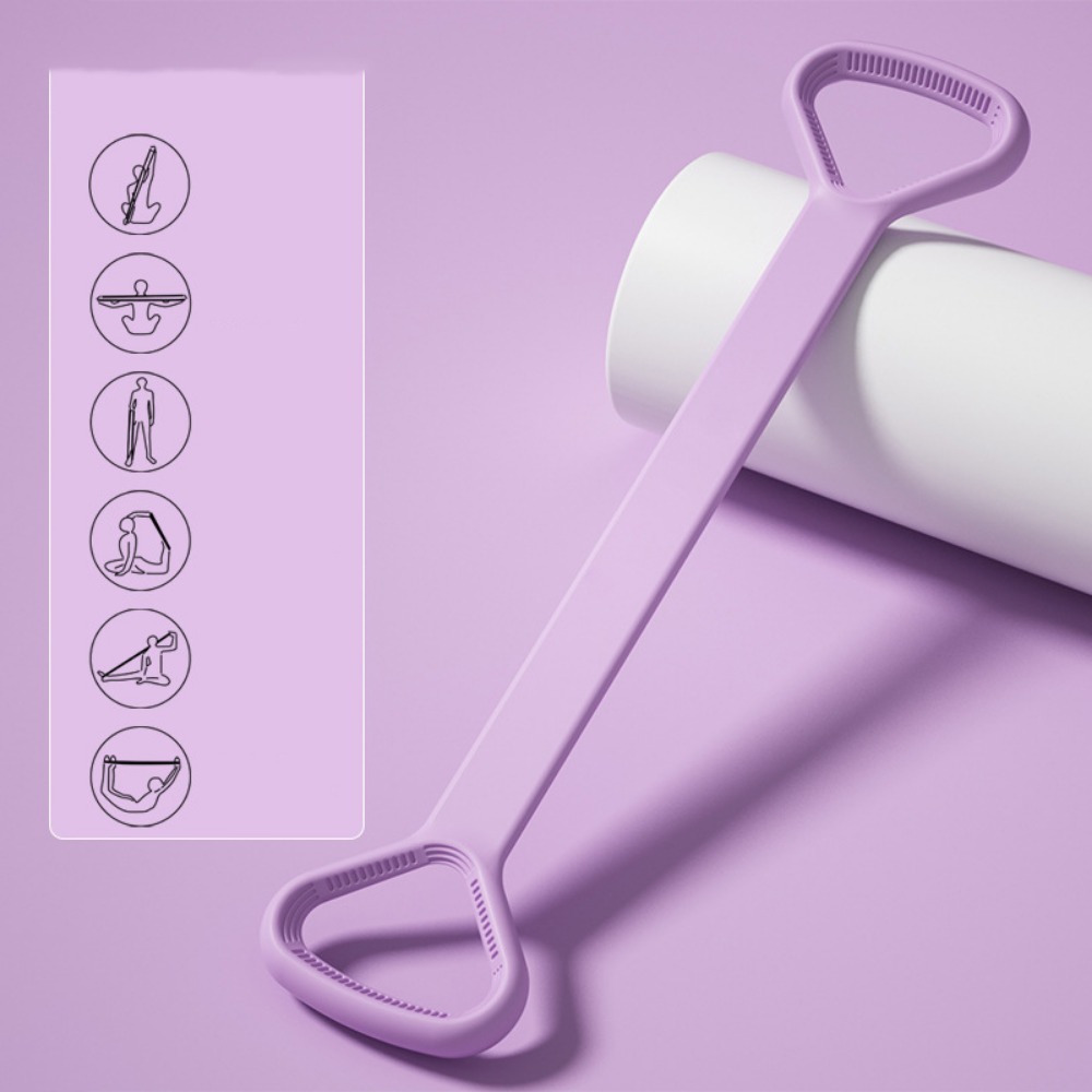 Tensile Tape Yoga Resistance Band 8 Shape Chest Expander Fitness Resistance Bands Solid Color Crossfit Exercise