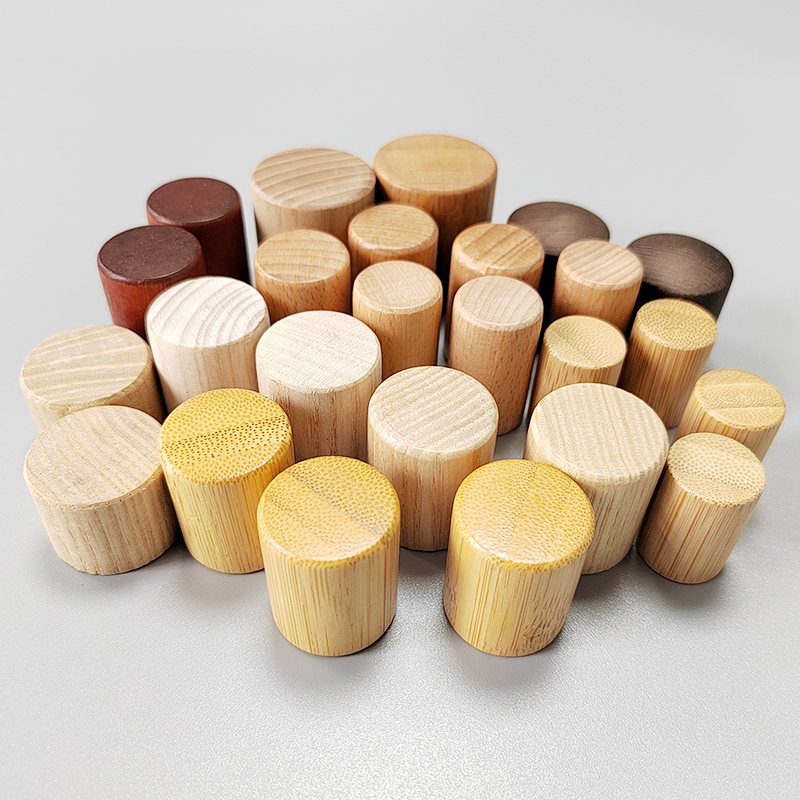Perfume Roll On Cap Lid Used For Glass Bottles Essential Oil Bottle Cover Perfume Oil Bottle Cream Cosmetic Bottle Wooden Lid
