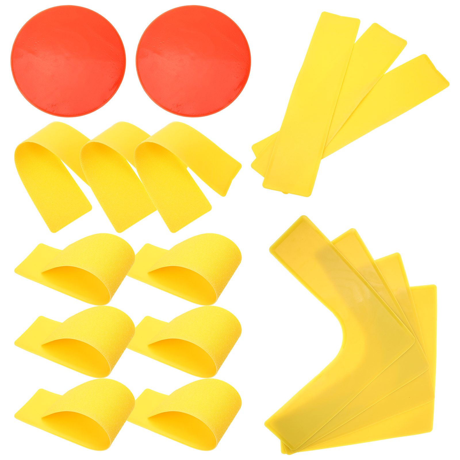 1 set 23cm Round Floor Markers Mats SpotMarkers BalanceSpots TennisAids SportsCarpetMarkers TrainingDrills Durability