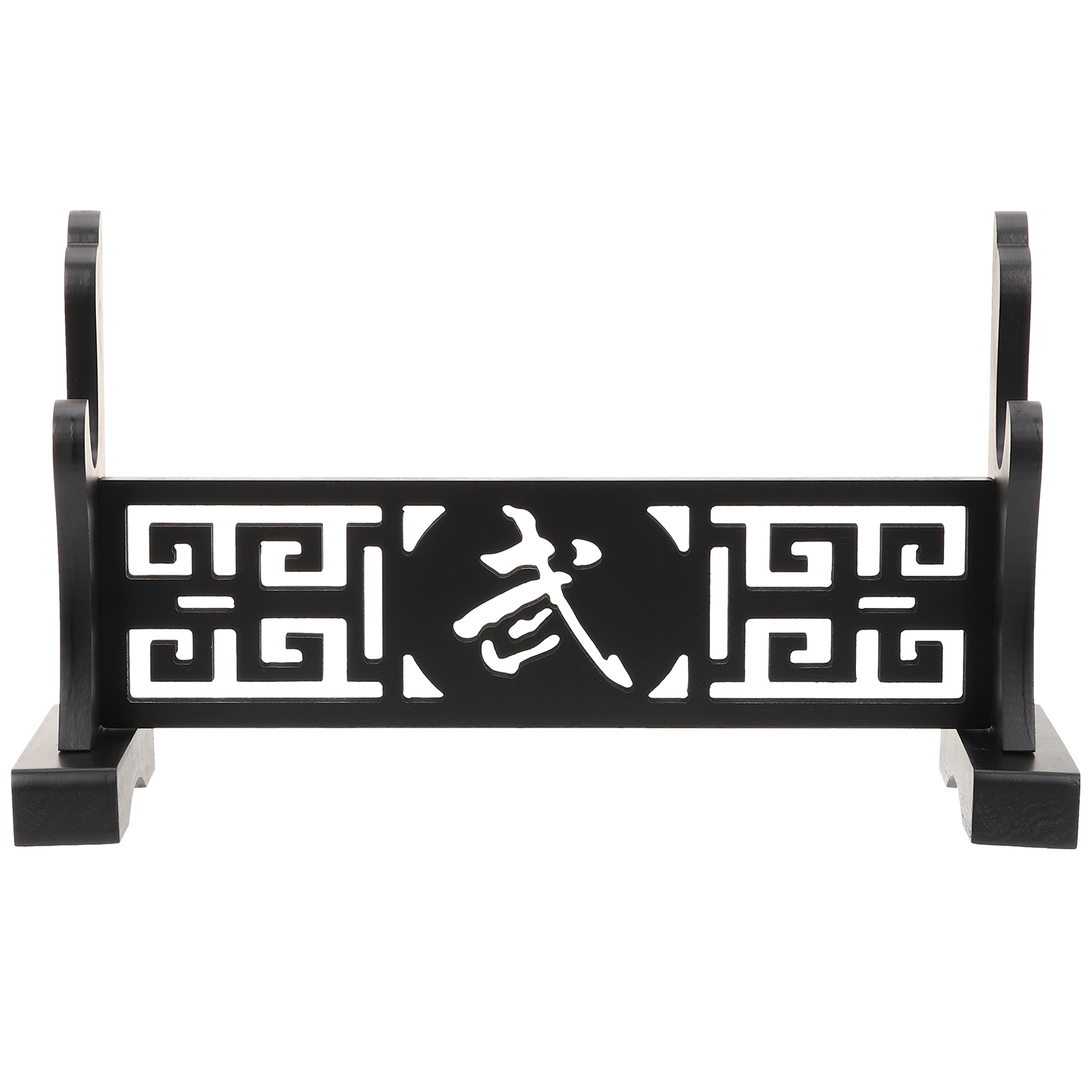 Wooden Sword Holder Easel Stand Japanese Swords Storage Tabletop Display