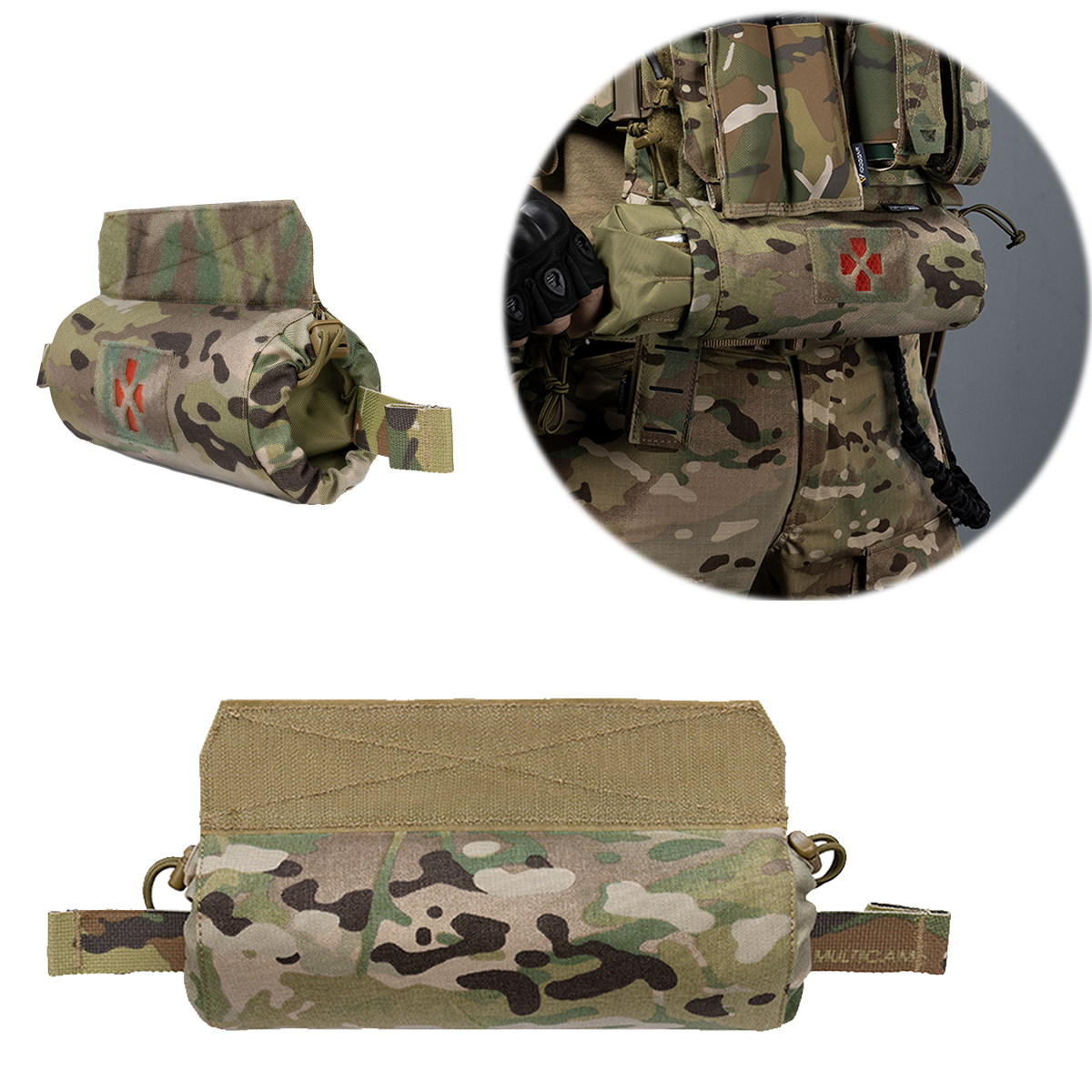 Tactical Medical First Aid Bag, Quick Release Under-hung Medical Bag, Suitable For Camping, Hunting, Mountain Climbing, Etc