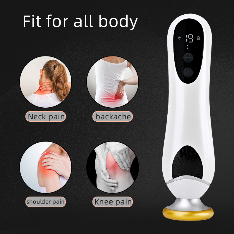 Gua Sha 2 Generation Electric Cupping Massage Device With Wireless Vacuum Suction Cups Negative Pressure Body Scraping Cupping