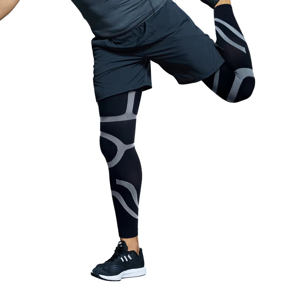 Kuangmi 1 Pc Compression Leggings Cycling Leg Warmer Calf Support Leg Sleeve Knee Pad Sport Safety Running Legging