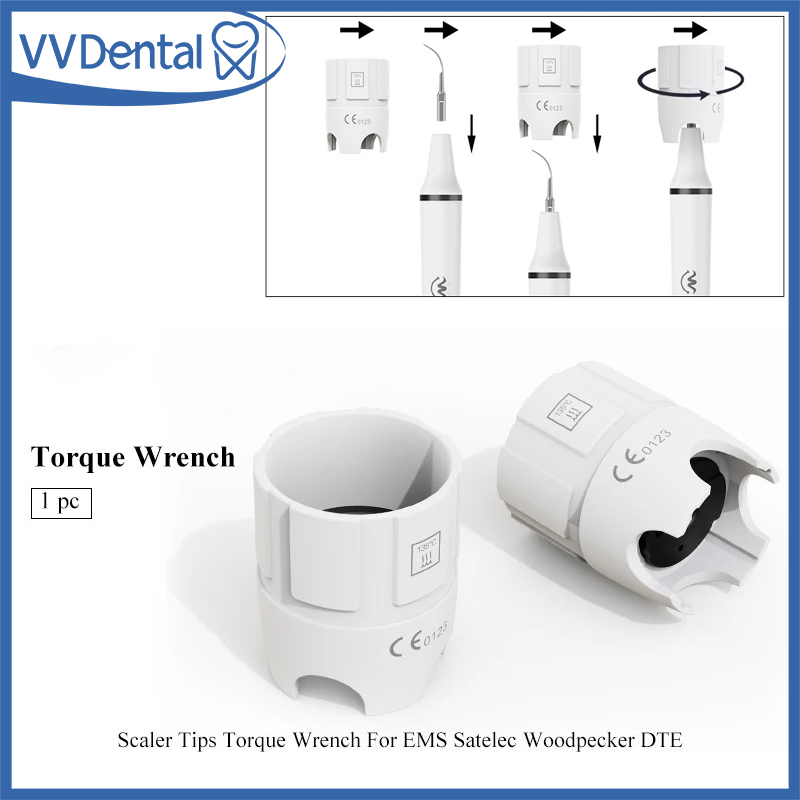 VVDental Dental Ultrasonic Scaler Tip Torque Wrench Key Holder For EMS Woodpecker Satelec Piezo Scaler Handpiece