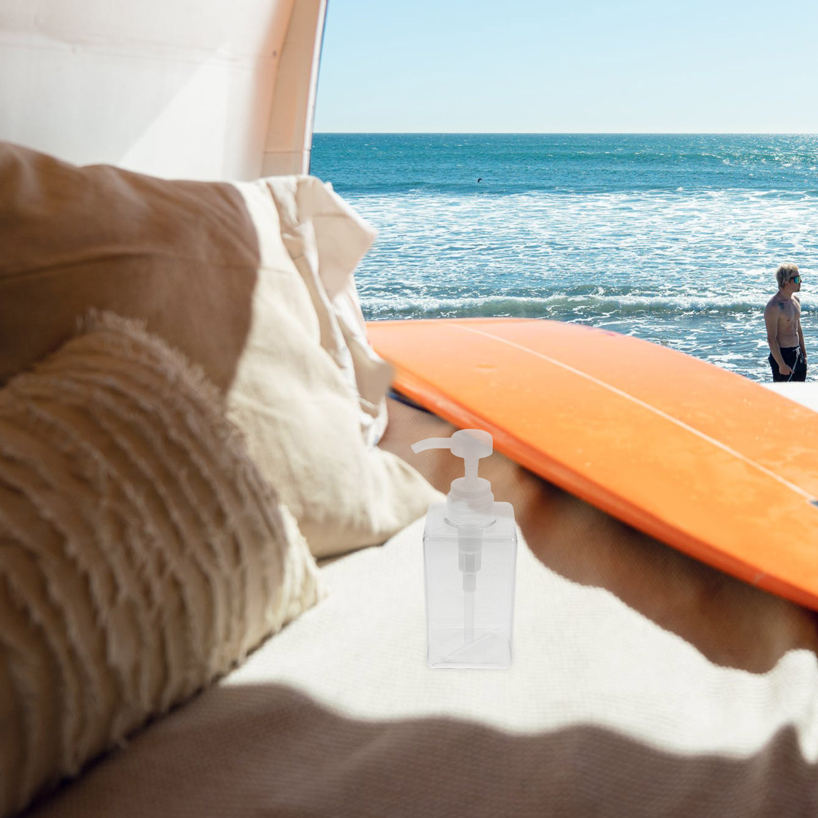 3pcs Travel Bottles Set 100ml 150ml 450ml Lightweight Durable Reusable Soap Dispenser Shampoo Bottle Bathroom Lotion Hand Wash