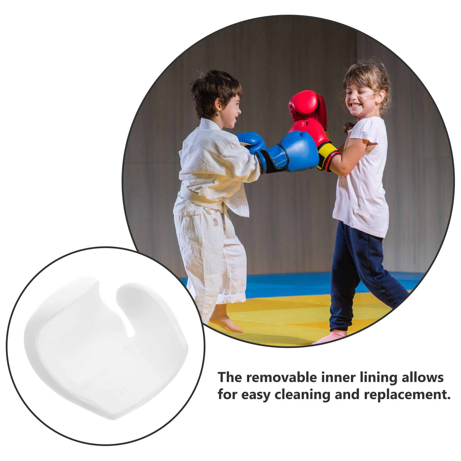 Boxing Gloves Right Portable Beige Pu Kickboxing Insert Fitness Adults Men Women Kids Training Sparring Glove Inner Pad