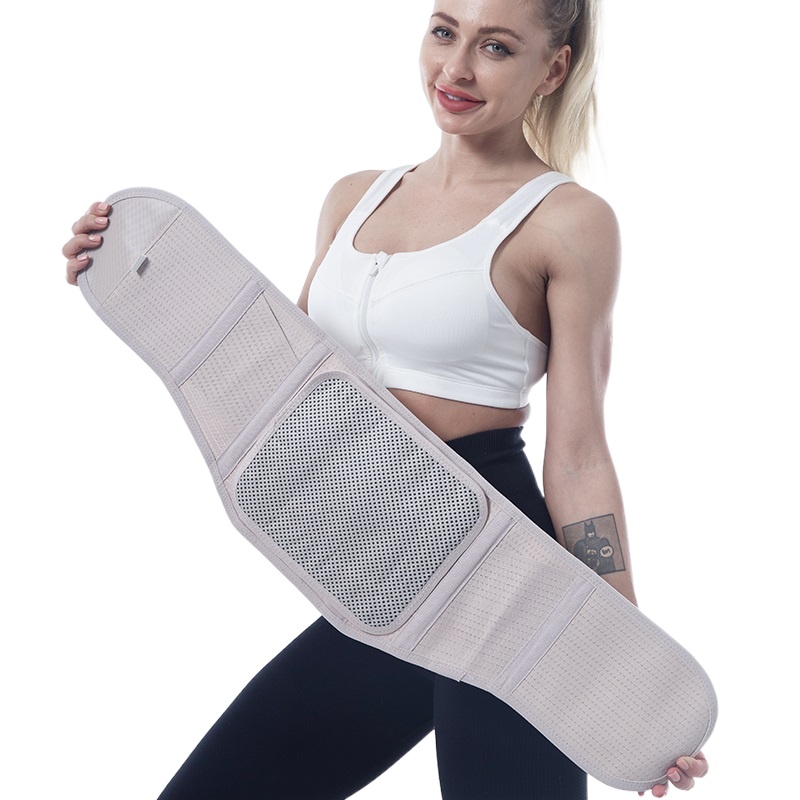 Tourmaline Waist Support Belt Self-heating Lower Back Support Brace Adult Back Braces Keep Warm Tourmaline Belt Lumbar Support