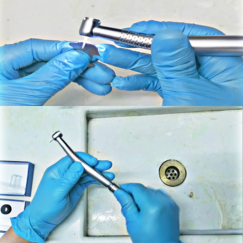 26W High-Speed Ring LED Light Dental Turbine Handpiece Dentists dental odontología caneta de alta rotação odontológica