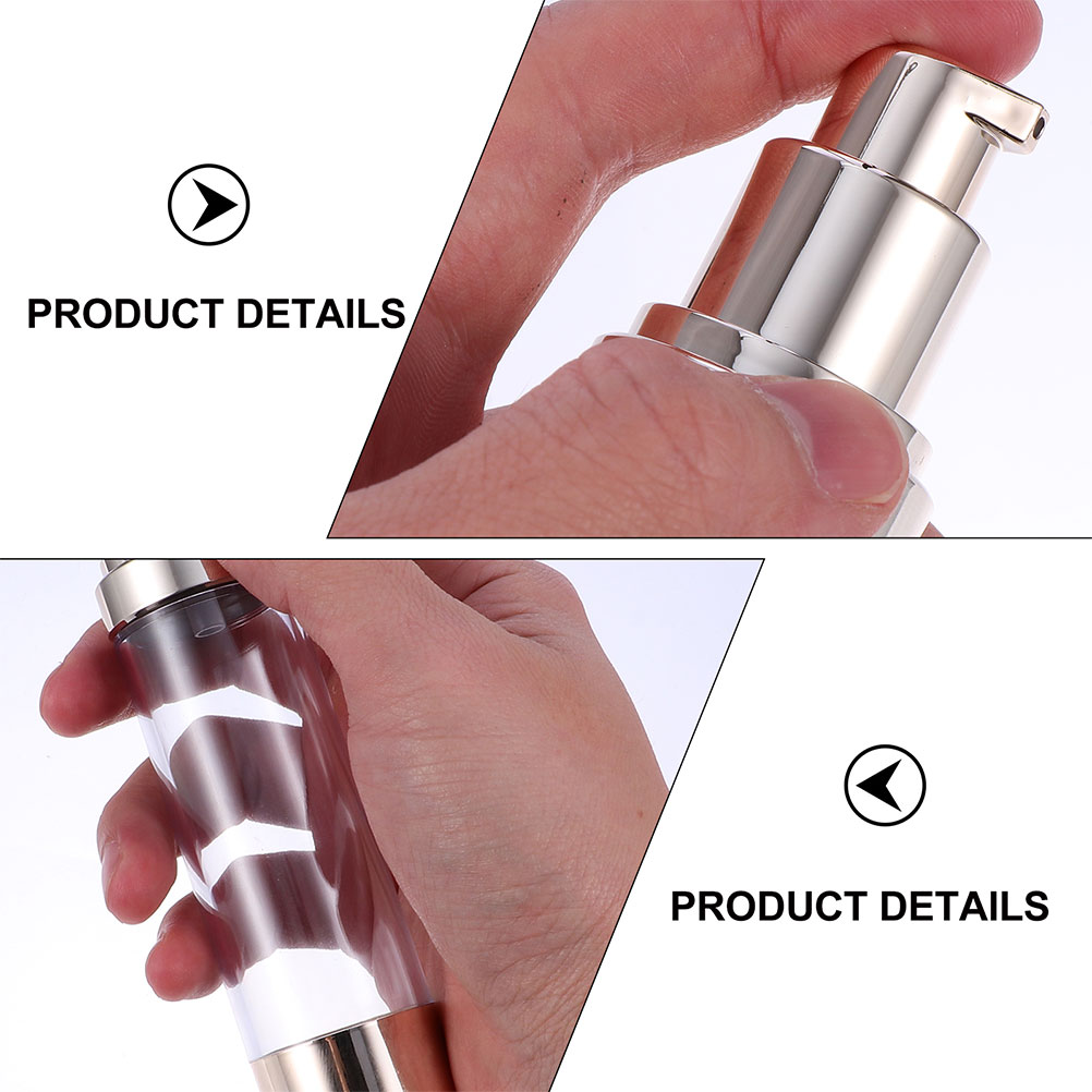 6 Pcs Container Empty Bottle Travel Toiletry Bottles Cosmetics Toiletries Dispenser