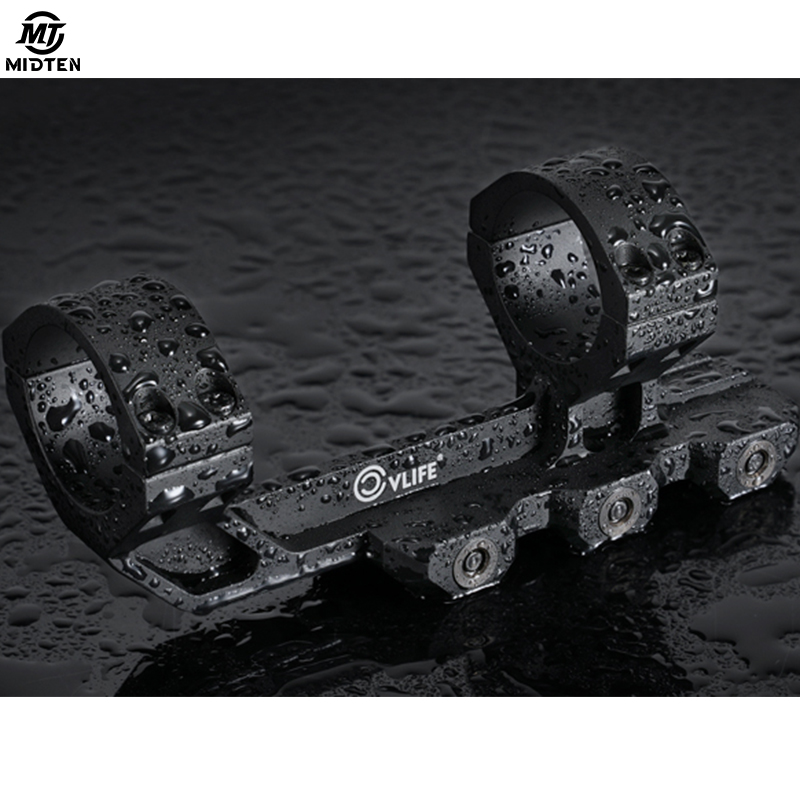 MidTen Scopes LG3002 30mm Cantilever Scope Mounts Offset Dual Ring One-Piece Lightweight Aluminum Hold Well Zero Torx Screws Sig