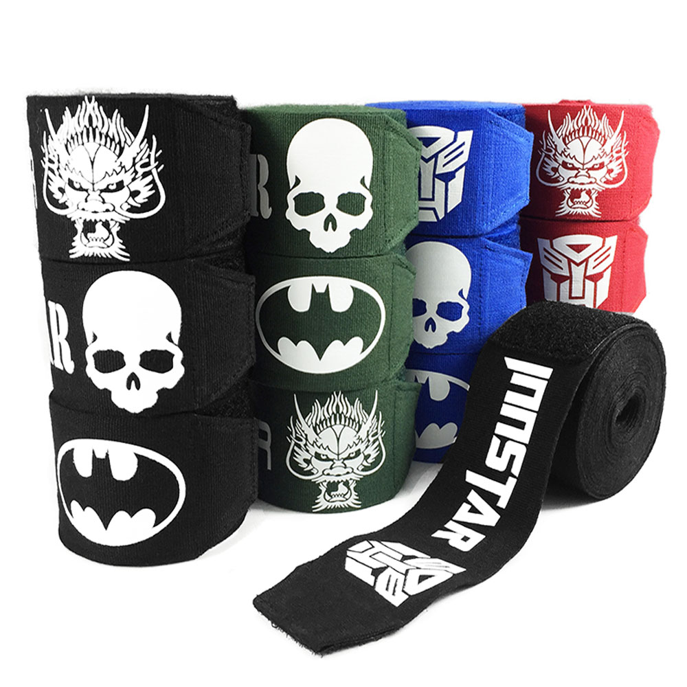 INNSTAR Boxing Bandages Hand-Wrapped Belts  Muay Thai Sanda, MMA Boxing, Fighting Sports Bandages Elastic Handguards Bandages