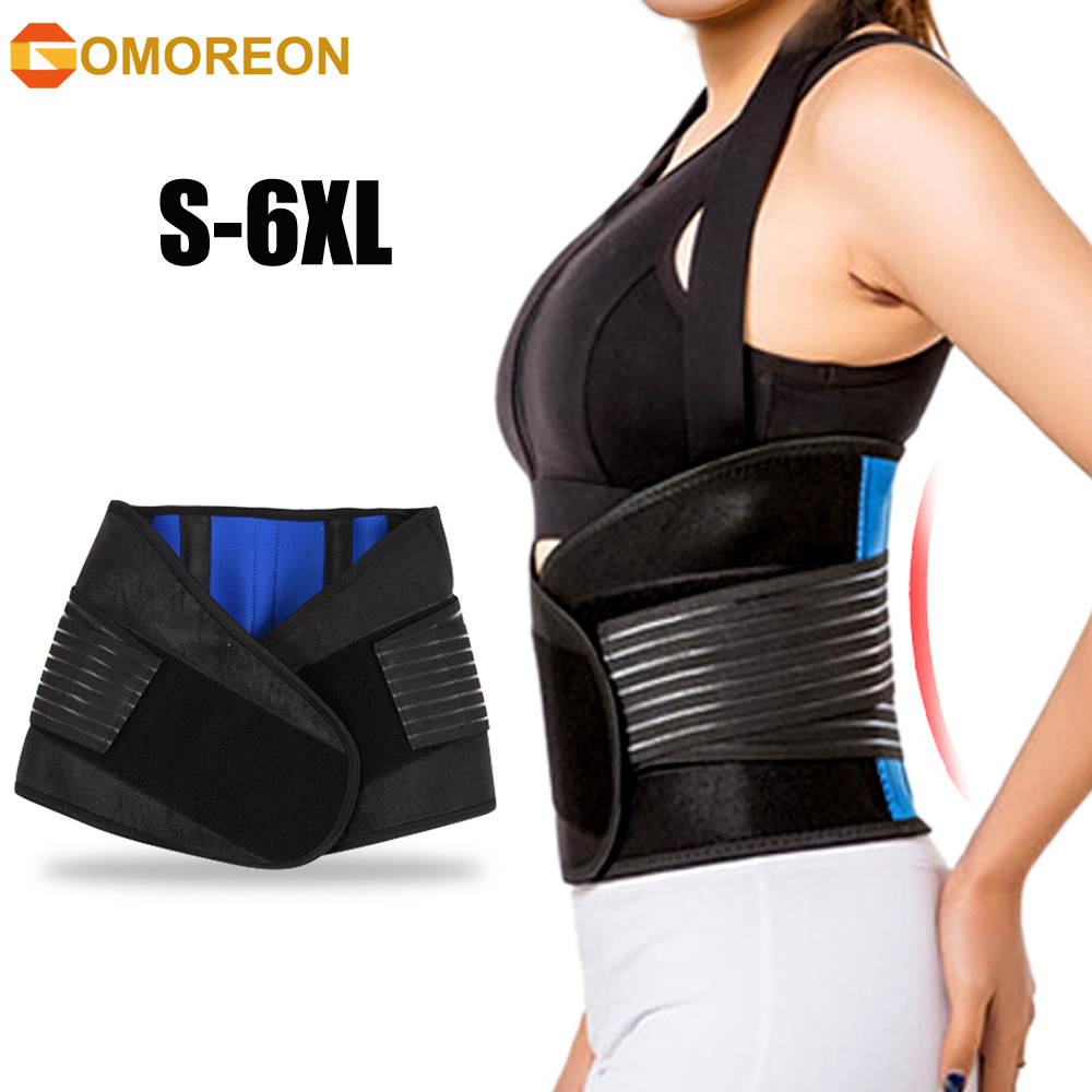 1Pcs Lumbar Support Belt for Men Women, Adjustable Neoprene Back Support with Double Pull Design