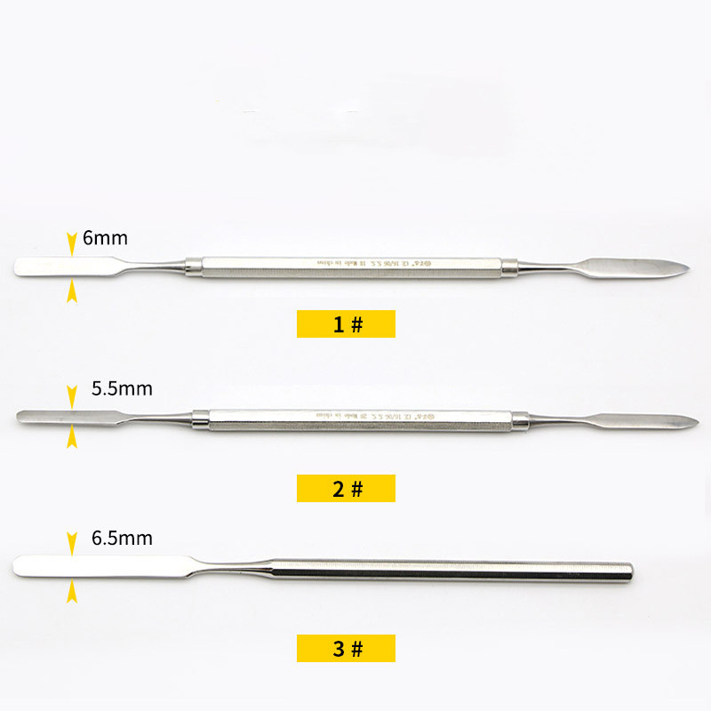 1Pcs Stainless Steel Dental Spatula Plaster Mixing Knife Cement Powder Spatula Carving Knife Dental Lab Supplies Dentist Tools