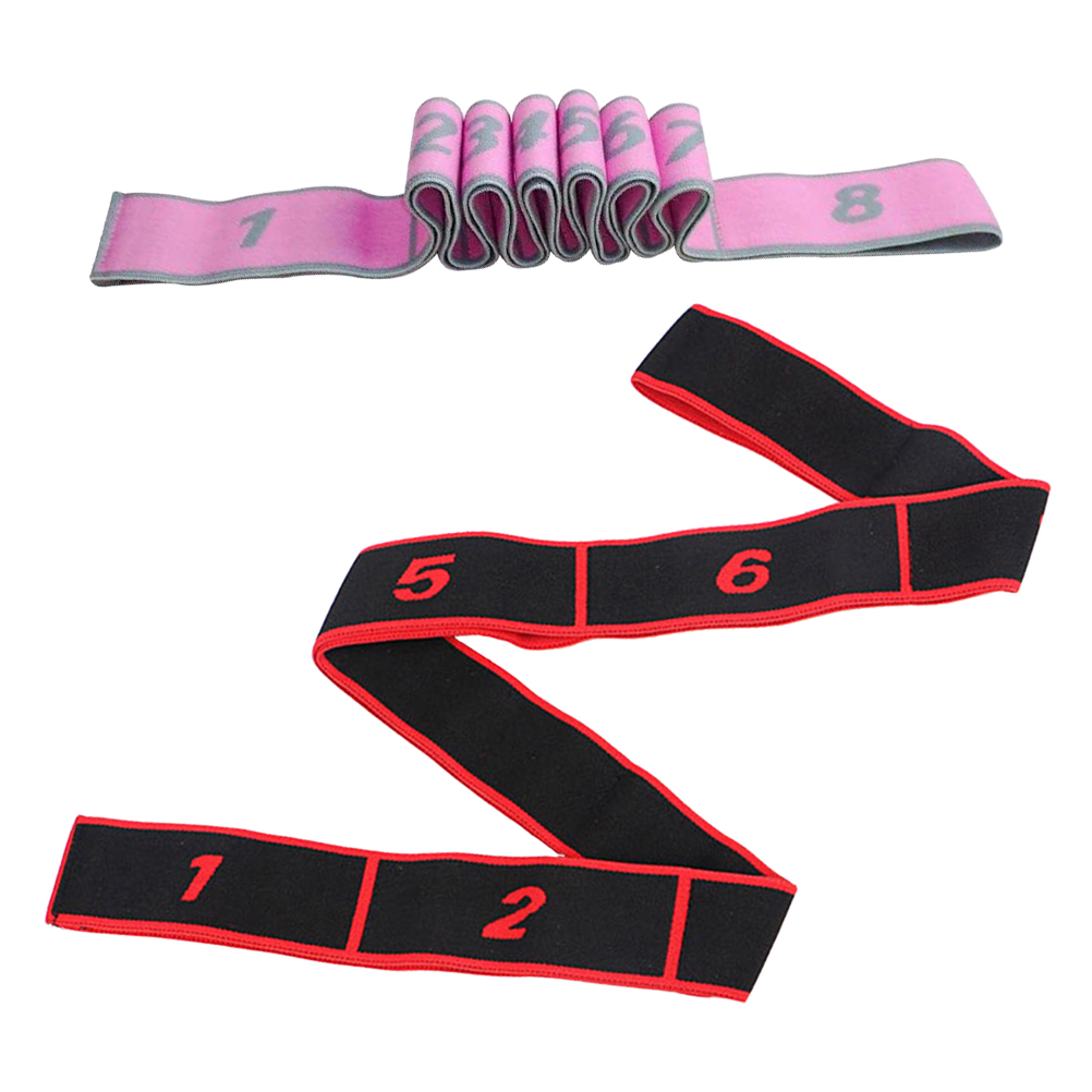 Yoga Stretching Belt Bodybuilding Tension Band Portable Resistance Elastic Waist