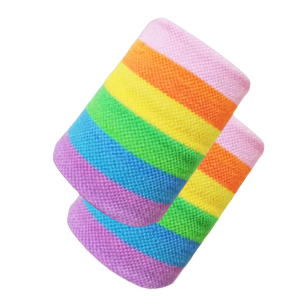 1 Pair Sports Wristband Sweat-absorbing Fitness Sports Brace Wrist Sweatband Sports Sweatband Wrist Protector Wrist Guard