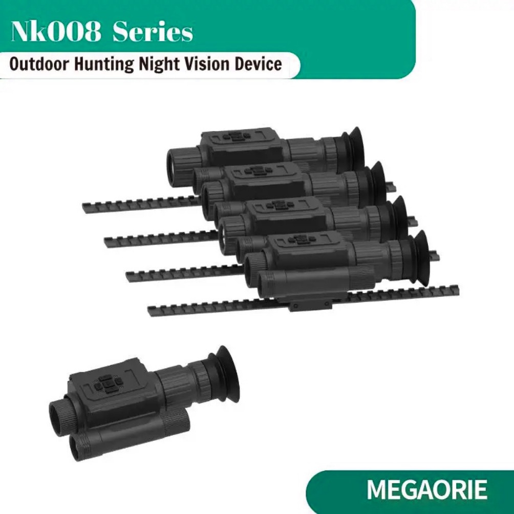 2025 Megaorei NK008 Night Hunting Camera Upgrade - 5X Zoom, 850/940nm IR, 4 Lenses, HD, 20mm Rail​​ (128 Chars) ​