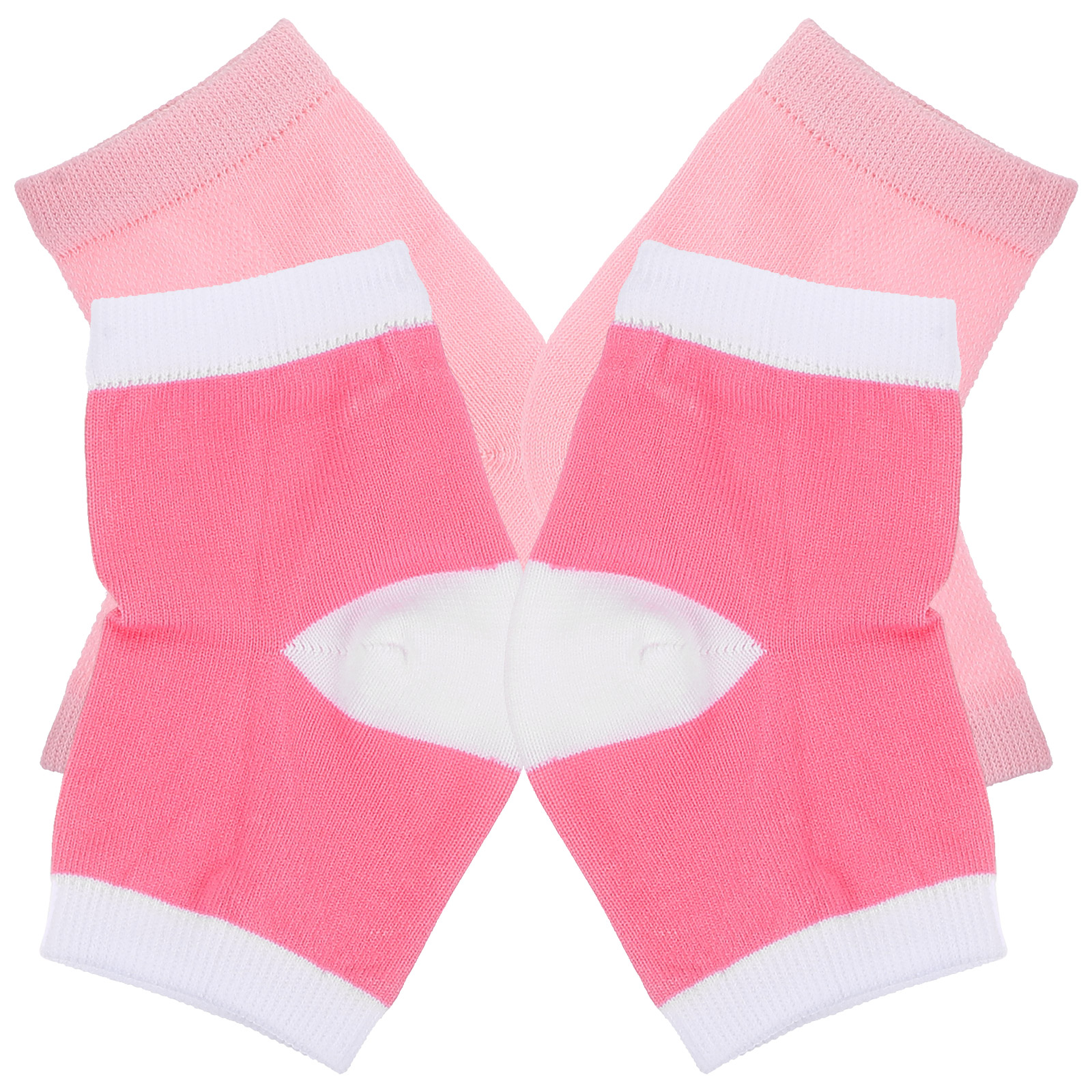 Cracking Preventing Gel Socks 2 Pairs Comfortable Breathable Elastic Reusable Heel Protectors Foot Care Tools Portableheelsocks
