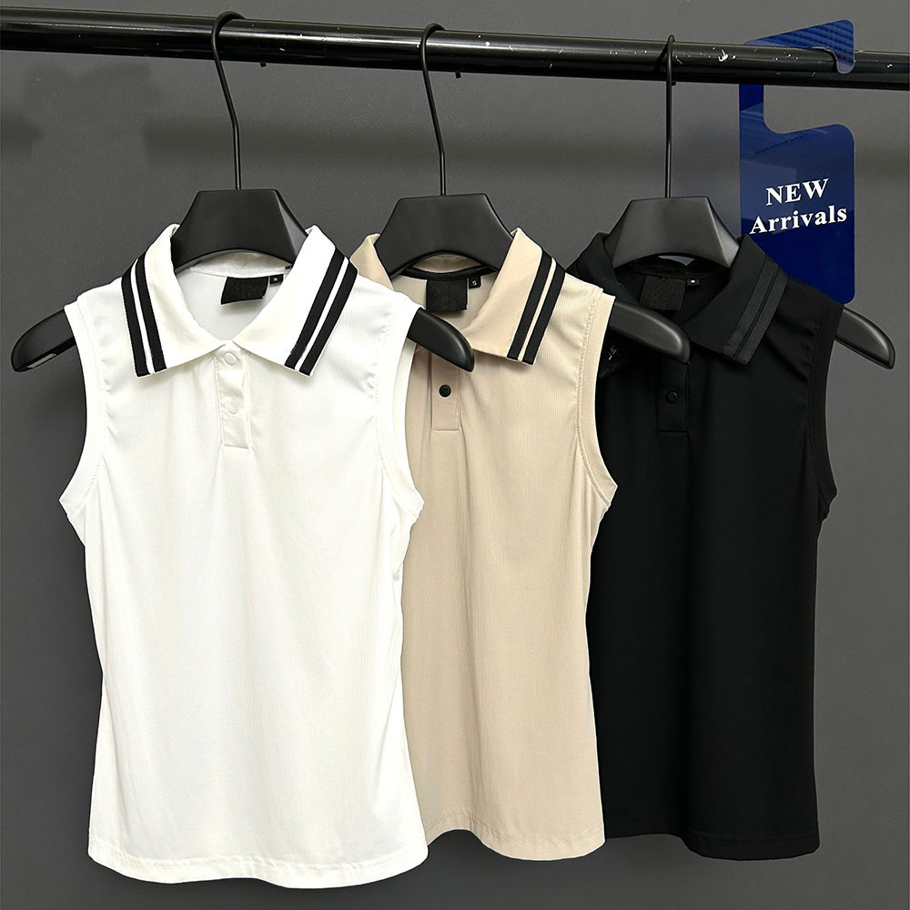 2025 New Pre sale Golf Women's Sleeveless Shirt Golf Sports Shirt, Comfortable Fit, Elastic Quick Drying, Free Shipping Fee