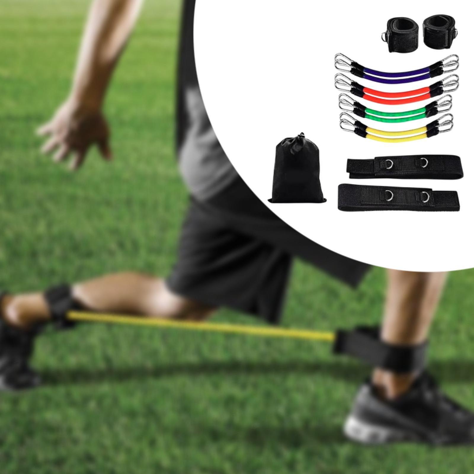 Ankle Resistance Bands with Cuffs Fitness for Muscle Building Glute Training