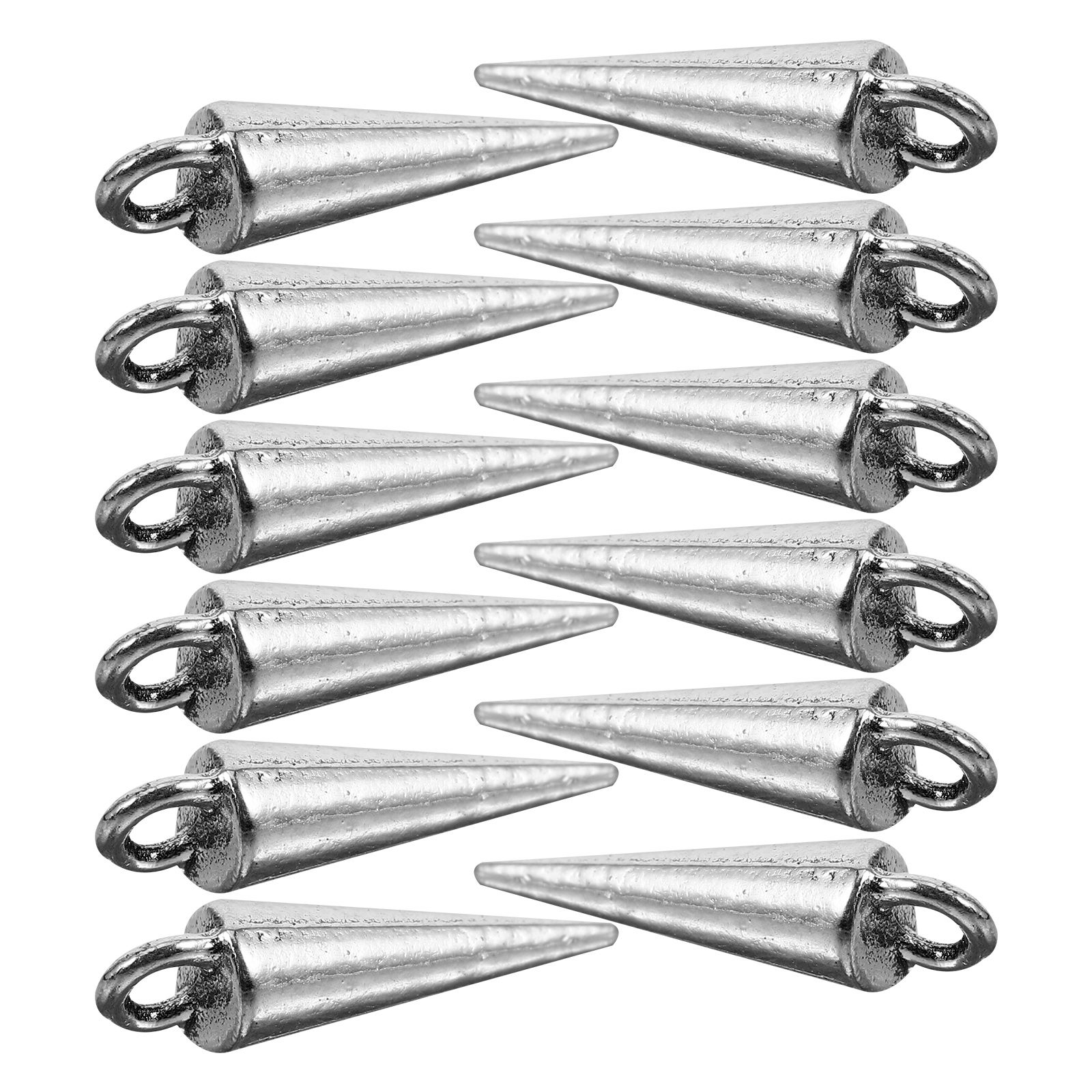 20Pcs Zinc Pendant Accessories Cone Shape Charms for Earring Making Charms Necklace Earrings Making Jewelry Project Supplies