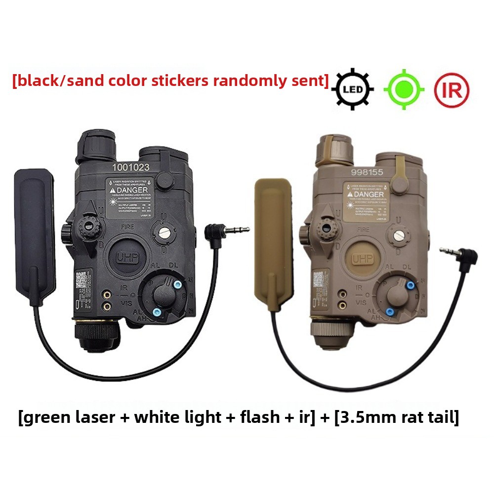 International version of high-energy flash PEQ15 green laser laser pointer LED strong light IR infrared 3.5 mouse tail 20mm