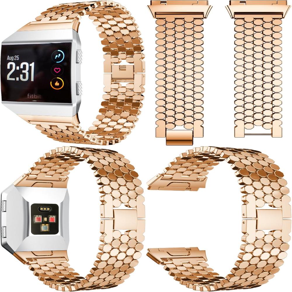 his Premium Stainless Steel Band for Ionic Smartwatch. Stand out from the Crowd with this Stylish and Durable Accessory. Elevate